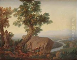 Con Viandanti by Jacob Philipp Hackert