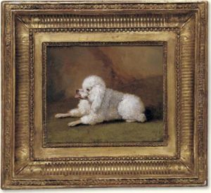 A Portrait Of A Poodle by Jacob Philipp Hackert