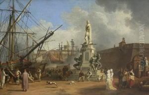 Der Hafen Von Livorno Iii
: by Jacob Philipp Hackert