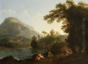 Flusslandschaft.