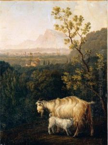 Italianate Landscape With A Goat And Her Kid Italianate Landscape With A Goat And Her Kid
