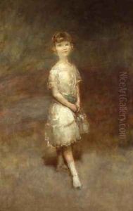 Study of a young girl by Ambrose McEvoy