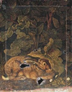 A Hare In A Forest by Jacob Philipp Hackert