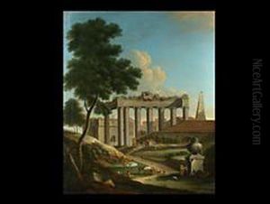 Romische Ruinenlandschaft by Jacob Philipp Hackert