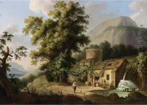 A View Of The Copper-mill In Vietri