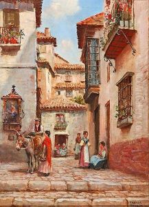 Calle De Granada by Arthur Trevor Haddon