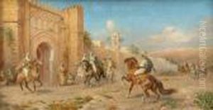Muster Of Rifftribesmen by Arthur Trevor Haddon