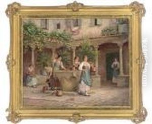 At The Well by Arthur Trevor Haddon