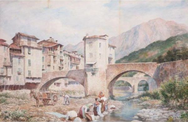 Alpine Townscape - view 1