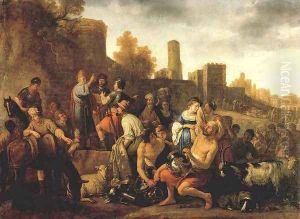 Moses Ordering the Slaughter of the Midianitic by Claes Cornelisz Moeyaert