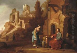Christ and the Woman of Samaria by Claes Cornelisz Moeyaert
