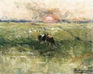 L'aube Dans Les Polders by Maurice Hagemans