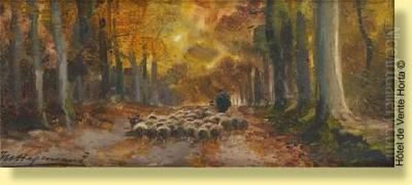 Retour Du Troupeau De Moutons - view 1