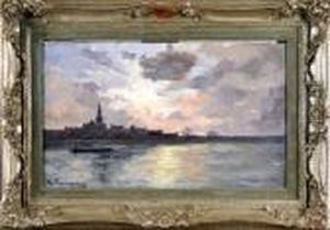 Riviere Au Coucher Du Soleil. Riviere Au Coucher Du Soleil.