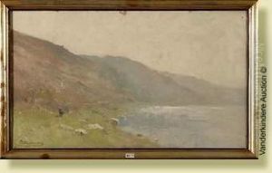 Bord De Lac Anime by Maurice Hagemans
