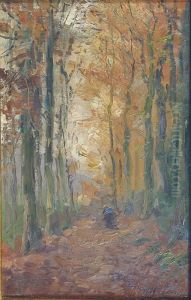 "de Sprokkelaarster". by Maurice Hagemans