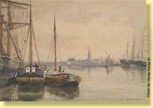 Vue D'anvers En 1884