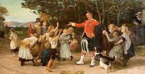 The Highland Laddies Return 1881 by Phillip Richard Morris