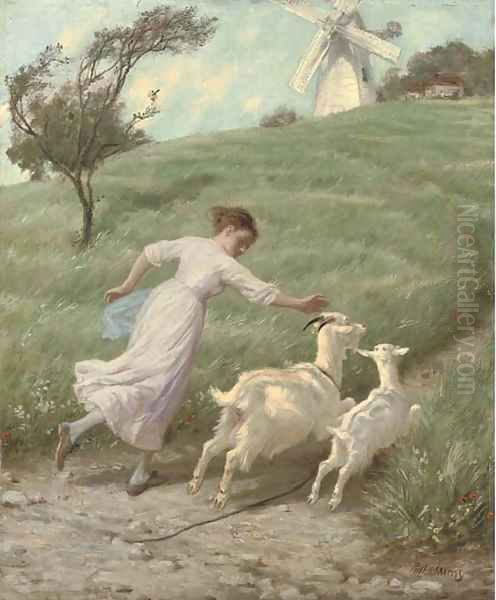 The young goat-herd - view 1