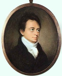 Portrait of Washington Allston 1801 by Edward Greene Malbone