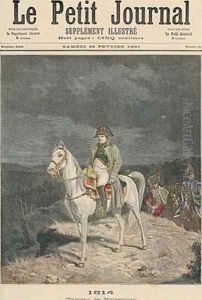 1814 from Le Petit Journal 28th February 1891 by Jean-Louis-Ernest Meissonier