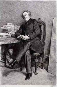 Alexandre Dumas fils 1824-95 French novelist and playwright by Jean-Louis-Ernest Meissonier