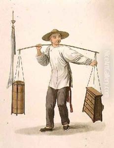 A Carpenter plate 30 from The Costume of China by Major George Henry Mason