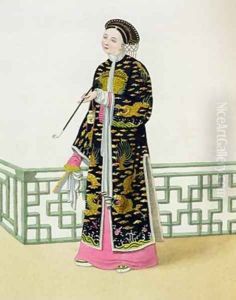 A Lady of Distinction in her Habit of Ceremony by Major George Henry Mason