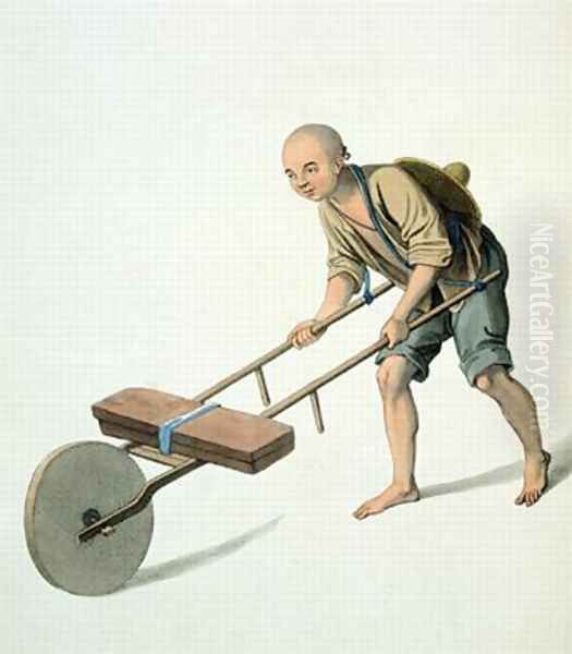 A Labourer plate 27 from The Costume of China - view 1