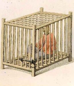 A Malefactor in a Cage by Major George Henry Mason