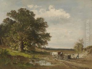 Baumlandschaft Mit Tumpel by Fritz Halberg-Krauss