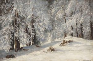 Winterwald by Fritz Halberg-Krauss