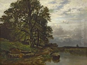 Moorlandschaft by Fritz Halberg-Krauss