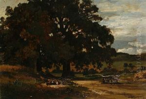 Landscape With A Cart On A Lane Landscape With A Cart On A Lane