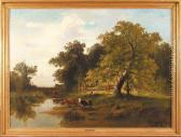 Pasterz Z Bydlem Nad Woda - view 1