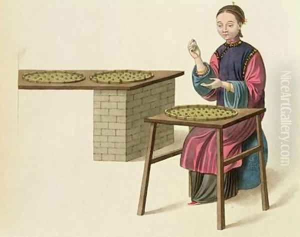 A Woman Preparing Tea - view 1