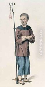 A Malefactor Chained to an Iron Bar by Major George Henry Mason