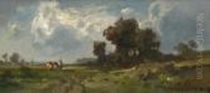 Weite Sommerlandschaft by Fritz Halberg-Krauss