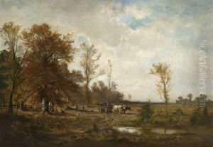 Herbstliche
Baumlandschaft by Fritz Halberg-Krauss