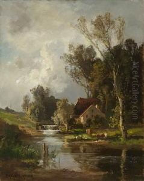 Bachlandschaft. - view 1
