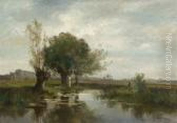Angler Am Weiher. - view 1