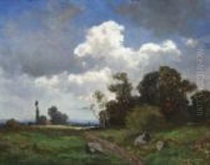 Oberbayerische
Landschaft. by Fritz Halberg-Krauss