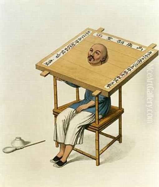 The Punishment of the Wooden Collar plate 13 from The Punishments of China - view 1