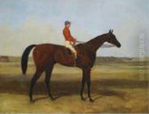 The Pretender With John Osborne Up At Newmarket Heath by Harry Hall