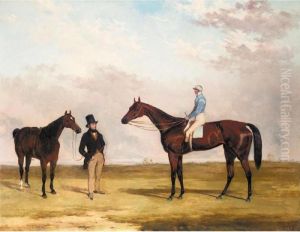 Crucifix, A Bay Racehorse With John Day Up