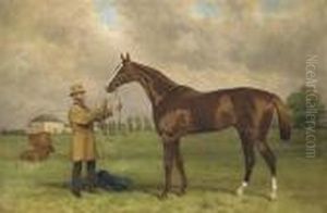 Prince Charlie, Held By His Jockey by Harry Hall
