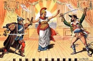 A Modern Melodrama Dont Spoil My Jubilee from St Stephens Review Presentation Cartoon 4 June 1887 by Tom Merry