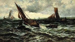 Shipping in a swell by Thomas Rose Miles
