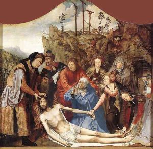 St John Altarpiece (central panel) by Workshop of Quentin Massys
