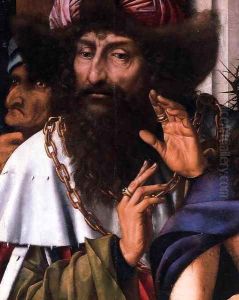 Ecce Homo (detail) 2 by Workshop of Quentin Massys